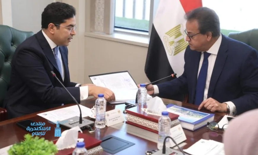 وزير الصحة يتعاون مع جمعية الإيثار لتطوير مستشفى الكبد المصري وتحسين الخدمات الصحية