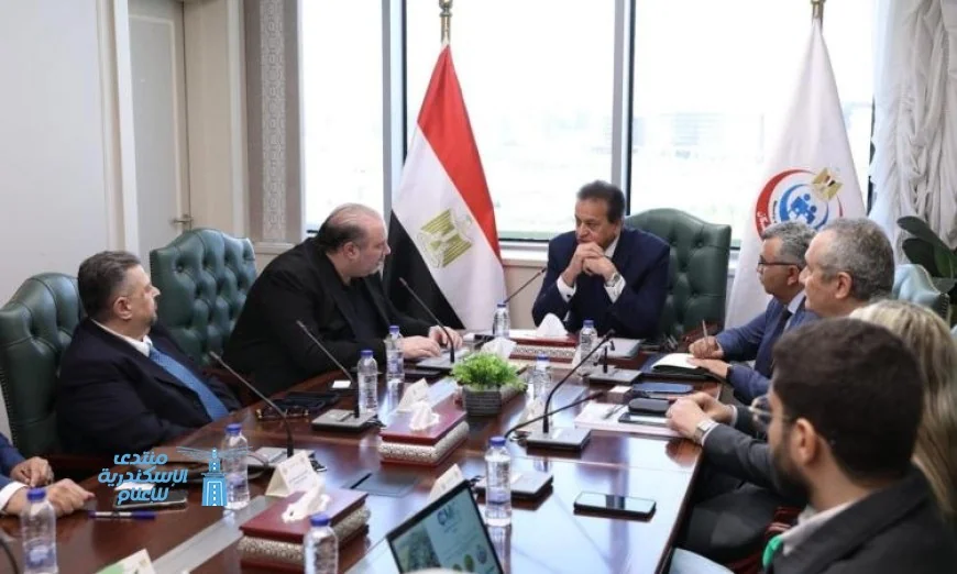 وزير الصحة يتعاون مع إنفينشور لإنشاء المدينة الطبية في العاصمة الجديدة