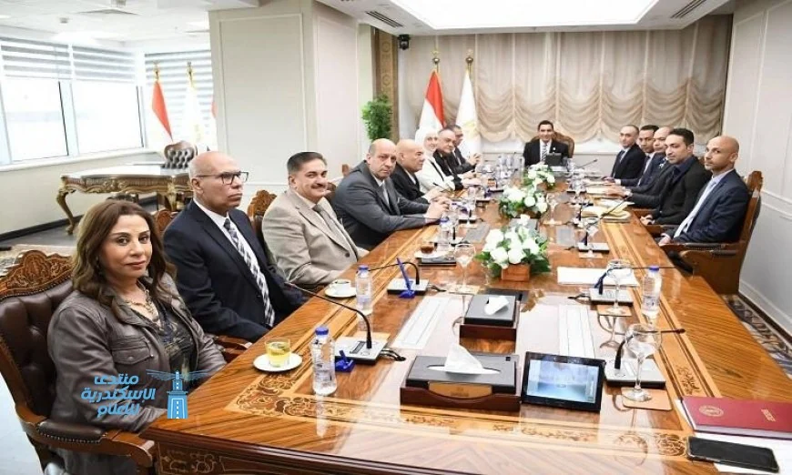 استقبال وزير الشباب لرئيس وأعضاء اتحاد الطائرة يعزز التعاون الرياضي