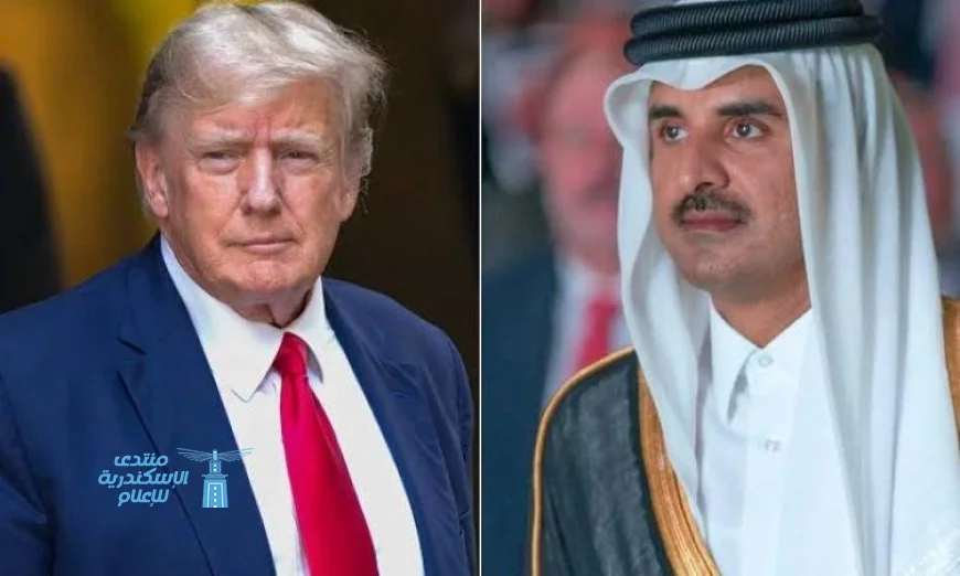 أمير قطر والرئيس الأمريكي يتباحثان حول تقليل التوتر وتأمين استقرار أسواق الطاقة