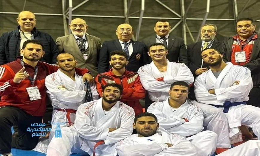 منتخب الكاراتيه يتوجه إلى إسبانيا للمنافسة في الدوري العالمي