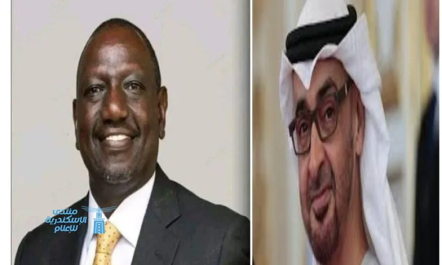 رئيسا الإمارات وكينيا يتبادلان الآراء لتطوير التعاون في جميع المجالات