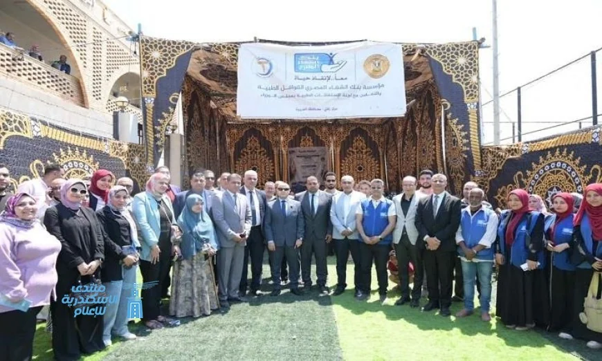 محافظ الغربية يقوم بجولة تفقدية على القافلة الطبية المجانية في مركز زفتى