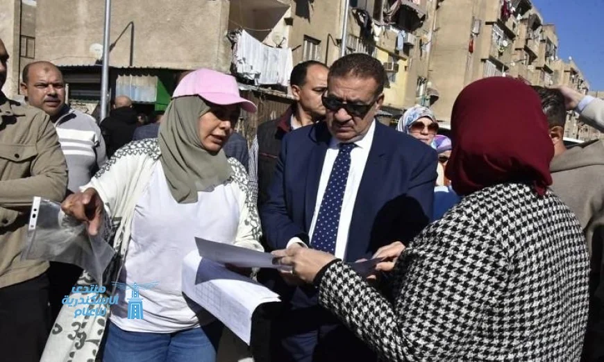 محافظ بورسعيد يطلق أعمال إنشاء مجمع تسوق حضاري مميز في منطقة العبور