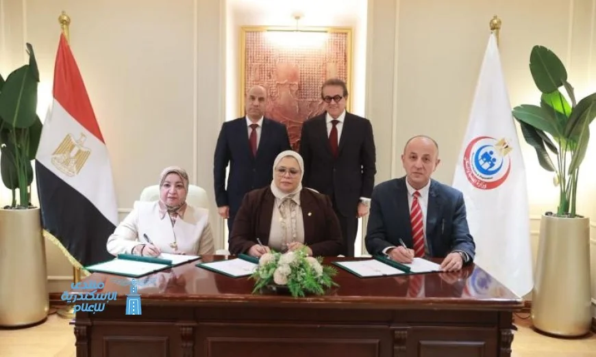 توقيع بروتوكول تعاون ثلاثي بين وزيري الصحة والعمل ورئيس المجلس الصحي لتعزيز الرعاية الصحية