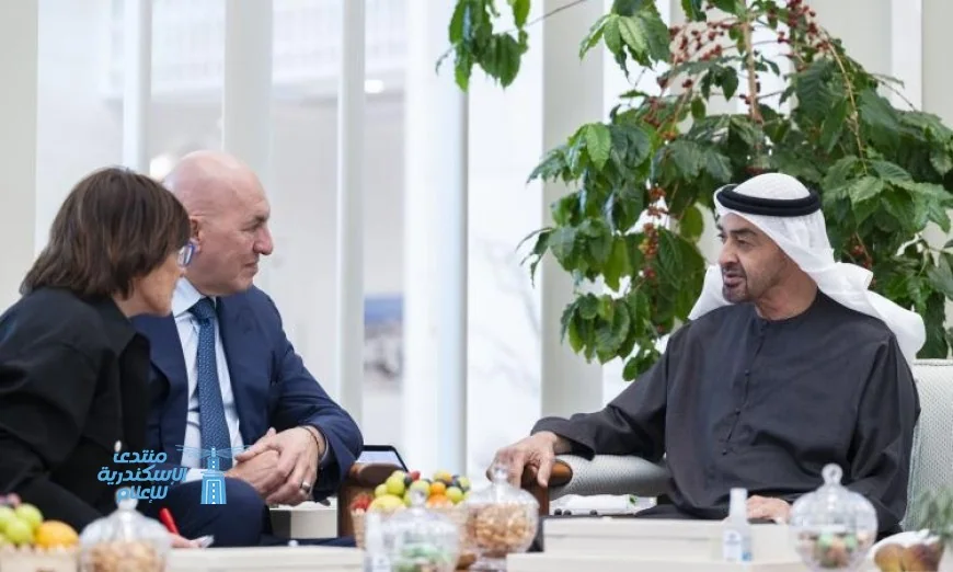 رئيس الإمارات ووزير الدفاع الإيطالي يتبادلان الآراء حول تطورات المنطقة