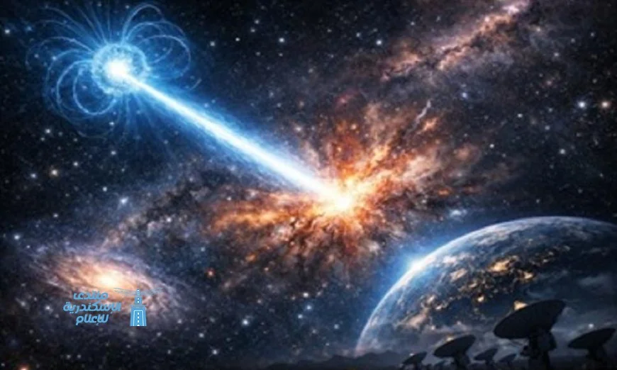 علماء يكتشفون انفجارا كونيا مذهلا يسمى الليزر العملاق من أعماق الفضاء