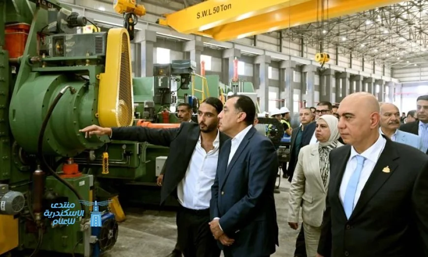 مدبولي يدشّن مصنع جو ستيل لإنتاج المواسير الصلب باستثمارات تصل إلى 45 مليون دولار