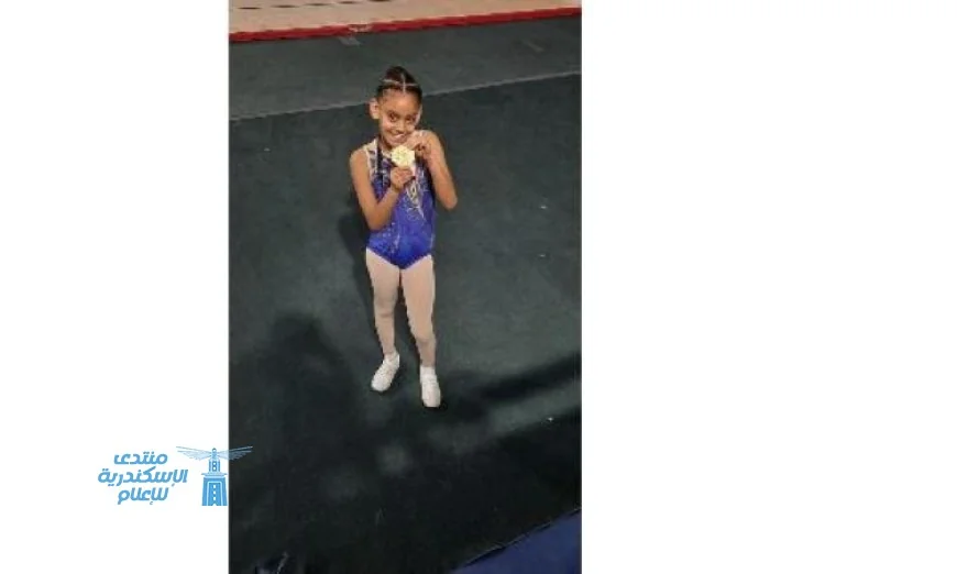 مريم عطا الله تحصد الذهب في بطولة الجمهورية للجمباز