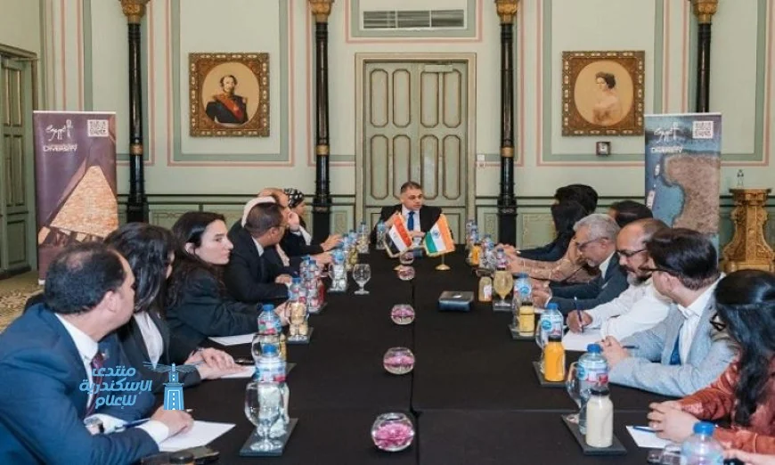 وفد من كبار منظمي حفلات الزفاف من الهند يزور السياحة والآثار في مصر