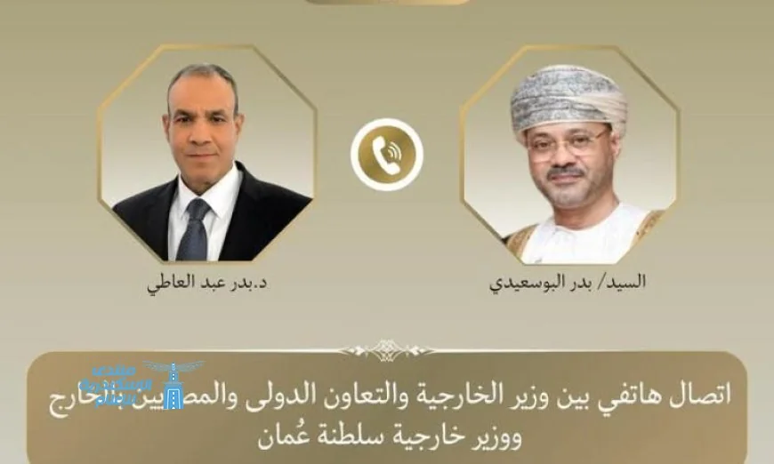 وزير الخارجية يشدد على أهمية التعاون مع نظيره العماني لخفض التصعيد في المنطقة
