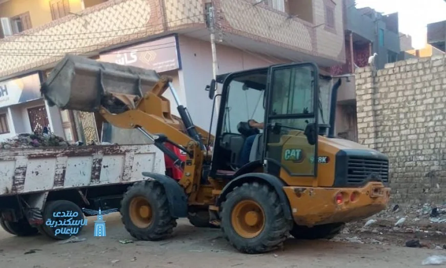 حملات نظافة شاملة ورفع الإشغالات في مركز إطسا ومركز يوسف الصديق