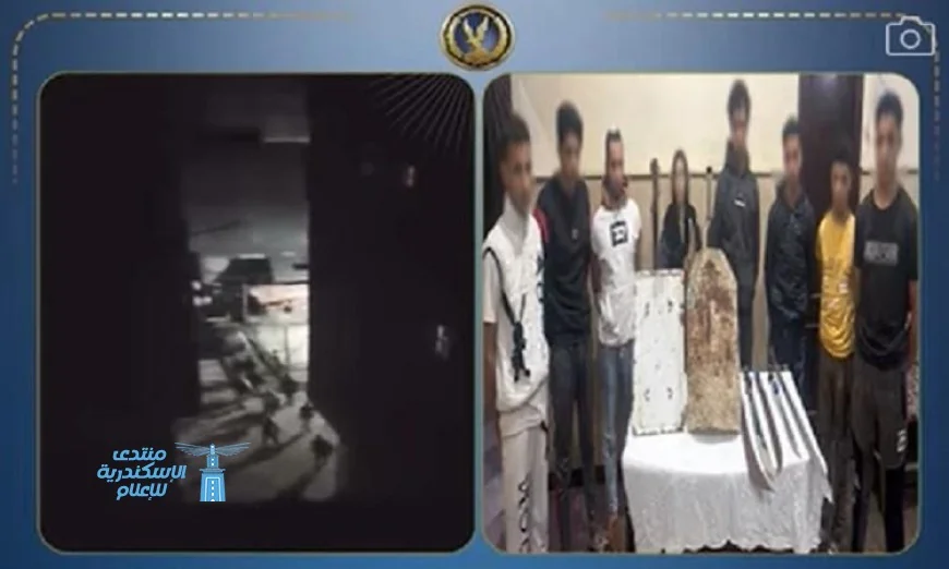 ضبط 7 رجال وامرأة بتهمة ممارسة البلطجة ضد رجل في الإسكندرية