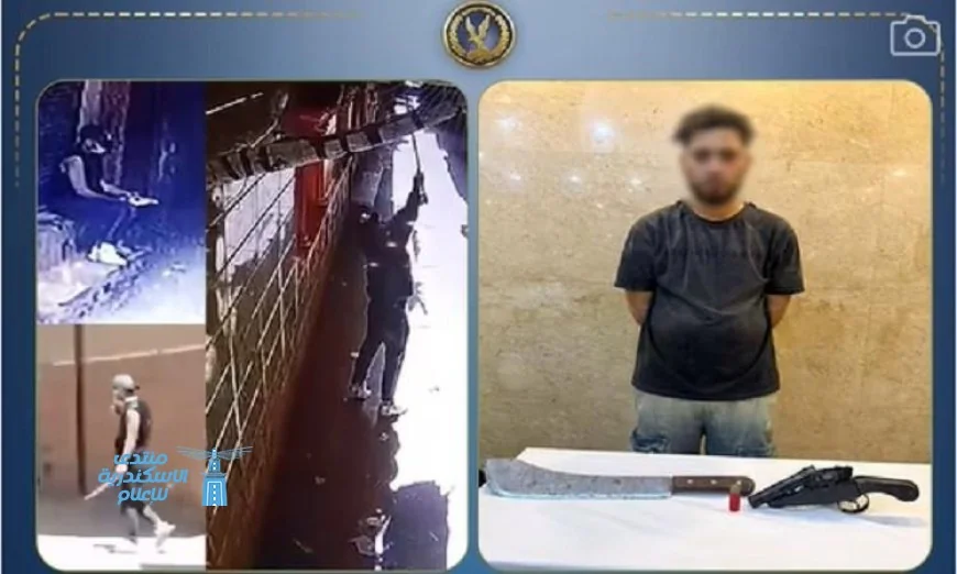 إلقاء القبض على شخص شغب وتكسير كاميرات المراقبة في أحد المنازل