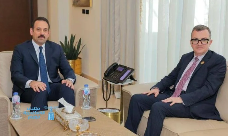رستم يستعرض آفاق التعاون مع المدير التنفيذي لجهاز مستقبل مصر للتنمية المستدامة