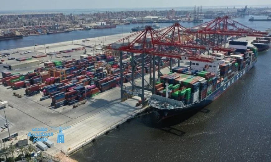 تعزيز حركة الملاحة وتداول البضائع في ميناء الإسكندرية بشكل لافت