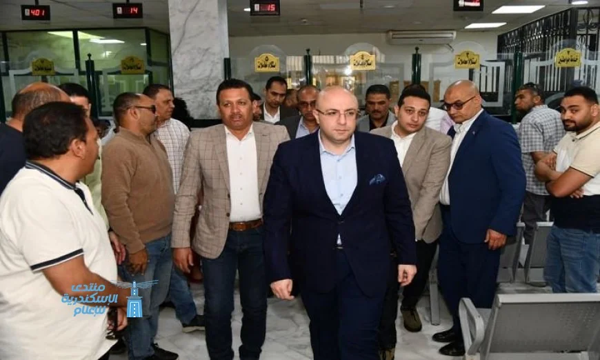 محافظ الفيوم يقوم بجولة تفقدية في المركز التكنولوجي بيوسف الصديق