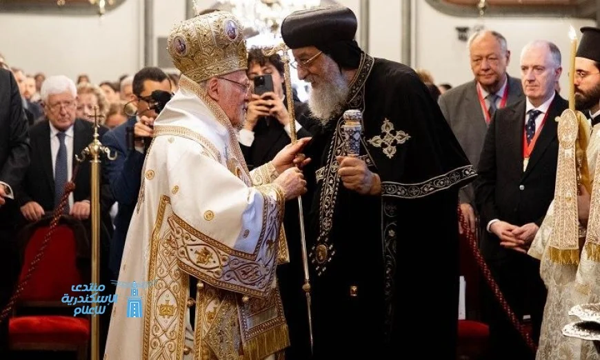 البابا تواضروس يشارك في القداس البطريركي بمركز كرسي القسطنطينية
